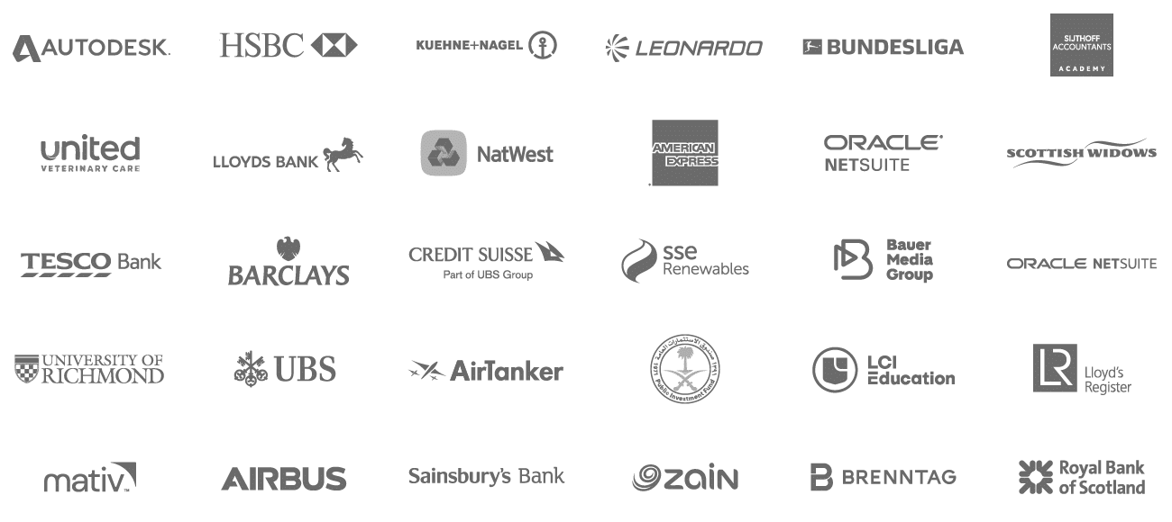 Made to Measure KPIs client logo grid