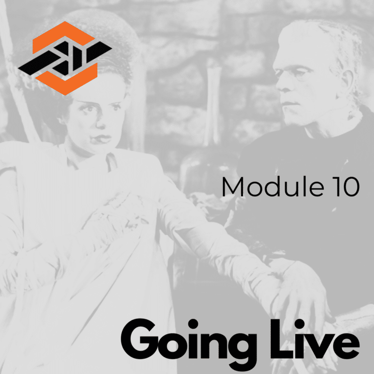Module 10 - Going Live