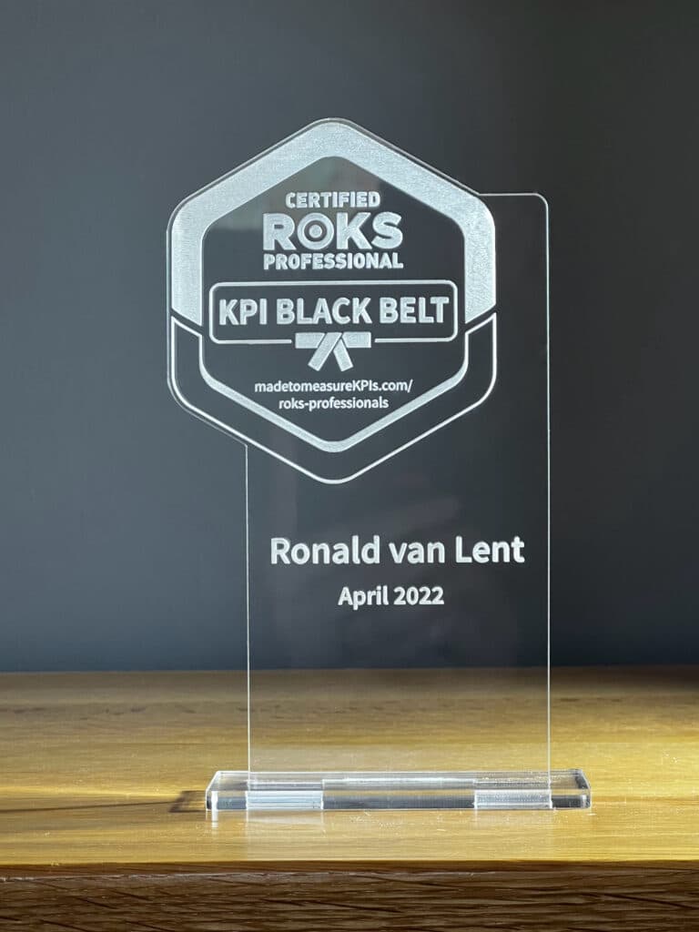 Sample KPI Black Belt award